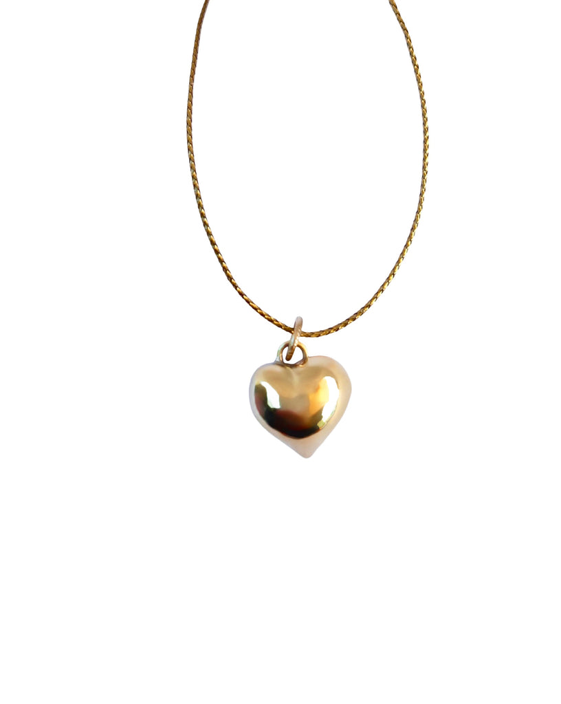 GRANDITA HEART PENDANT necklace Kendall Conrad Solid Brass  