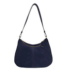 GUAPA HOBO BAG in Navy Suede hobo bag Kendall Conrad   