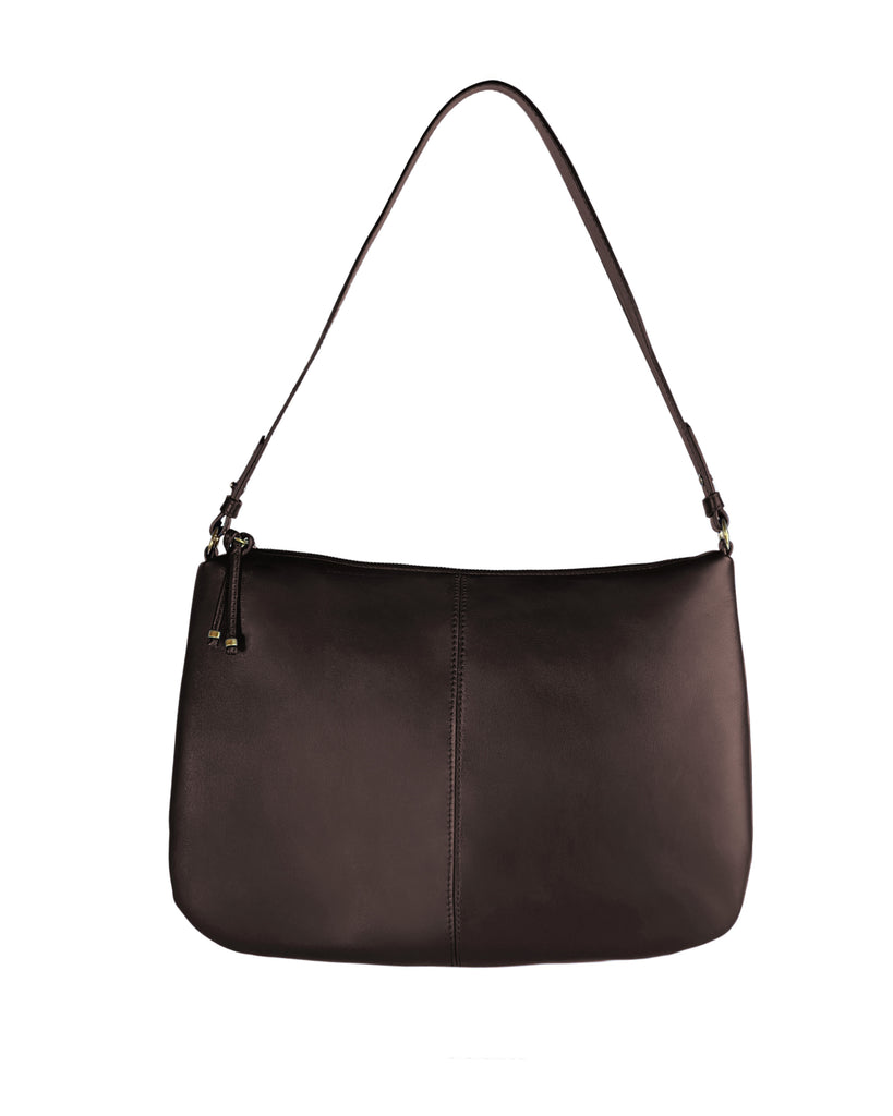 GUAPA HOBO BAG in Umber Napa hobo bag Kendall Conrad   