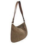 GUAPA HOBO BAG in Funghi Suede hobo bag Kendall Conrad   