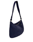 GUAPA HOBO BAG in Navy Suede hobo bag Kendall Conrad   