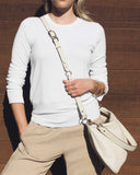 GUAPA HOBO BAG in Umber Napa hobo bag Kendall Conrad   