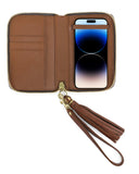 iPHONE CASE in Sienna Napa leather case Kendall Conrad   