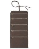 JEWELRY ROLL in Funghi Suede leather case Kendall Conrad   