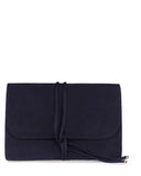 JEWELRY ROLL in Navy Suede leather case Kendall Conrad   