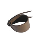 JUANA CUFF in Funghi Napa leather bracelet Kendall Conrad   