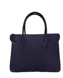 LUPE SINO II TOTE BAG in Navy Suede tote bag Kendall Conrad   