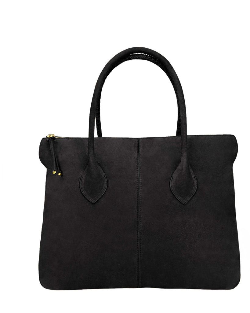 LUPE SINO II TOTE BAG in Smoke Nubuck tote bag Kendall Conrad   