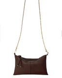 MINI NEREIDA SHOULDER BAG in Umber Napa mini bag Kendall Conrad   