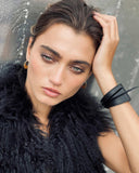 JUANA CUFF in Sienna Napa leather bracelet Kendall Conrad   