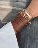 NAHLA BEADED BRACELET bangle, bracelet, Kendall Conrad   