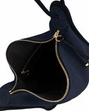 PAZ SHOULDER BAG in Navy Suede shoulder bag Kendall Conrad   