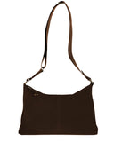 NEREIDA SHOULDER BAG in Umber Suede shoulder bag Kendall Conrad   