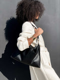 NEREIDA SHOULDER BAG in Navy Napa shoulder bag Kendall Conrad   