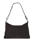 NEREIDA SHOULDER BAG in Smoke Nubuck shoulder bag Kendall Conrad   