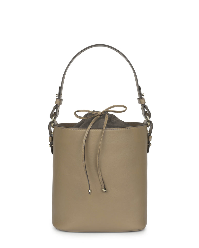 NIÑA SHOULDER BUCKET BAG in Funghi Napa shoulder bag Kendall Conrad   