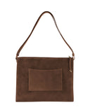 OLIMPIA II SHOULDER + CROSSBODY BAG in Sienna Suede tote bag Kendall Conrad   