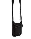 PAZ CROSSBODY BAG in Black Suede small crossbody bag Kendall Conrad   