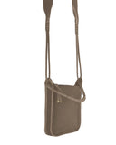 PAZ CROSSBODY BAG in Funghi Suede small crossbody bag Kendall Conrad   