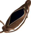 PAZ CROSSBODY BAG in Sienna Suede small crossbody bag Kendall Conrad   