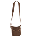 PAZ CROSSBODY BAG in Sienna Suede small crossbody bag Kendall Conrad   