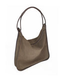 PAZ SHOULDER BAG in Funghi Suede shoulder bag Kendall Conrad   