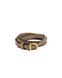 PAZ WRIST WRAP in Funghi Napa leather wrist wrap Kendall Conrad   