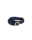 PAZ WRIST WRAP in Navy Napa leather wrist wrap Kendall Conrad   