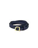 PAZ WRIST WRAP in Navy Napa leather wrist wrap Kendall Conrad   