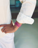 PAZ WRIST WRAP in White Napa leather cuff Kendall Conrad   