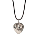 ROCK V PENDANT necklace Kendall Conrad Sterling Silver Natural Brown 