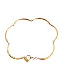 ROUNDED LINKED NECKLACE necklace Kendall Conrad Gold Plated  