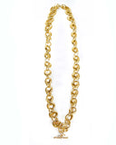 ROUNDED RING I CHAIN NECKLACE necklace Kendall Conrad Gold Plated  