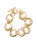 ROUNDED RING III CHAIN BRACELET jewelry, Kendall Conrad Gold Plated  