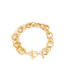 ROUNDED RING I CHAIN BRACELET bracelet Kendall Conrad Gold Plated  