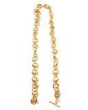 ROUNDED RING I CHAIN NECKLACE necklace Kendall Conrad Brass  