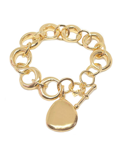 ROCK III CHAIN BRACELET new jewelry arrivals, Kendall Conrad Gold Plated  