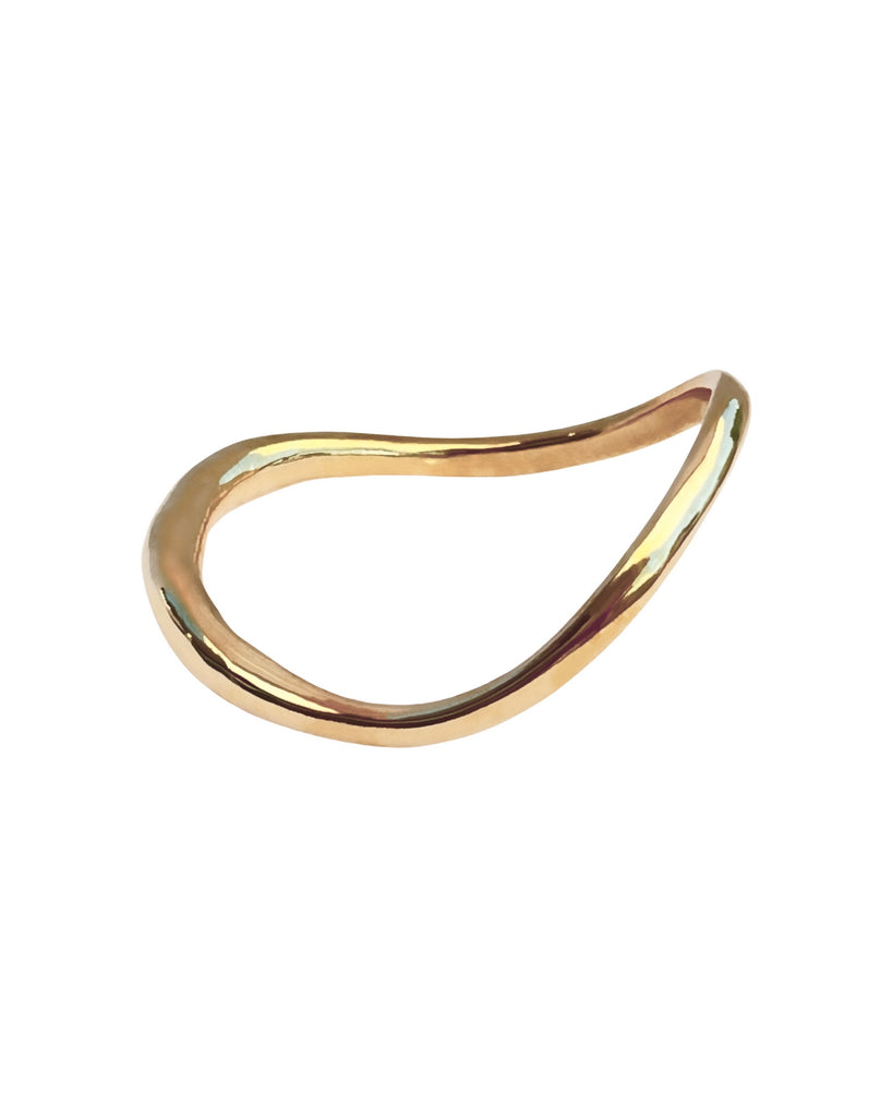 ROUNDED FLEX BANGLE bangle, bracelet, Kendall Conrad Solid Brass  