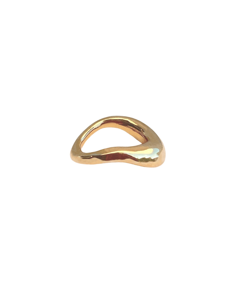 ROUNDED FLEX RING ring Kendall Conrad Solid Brass 6 
