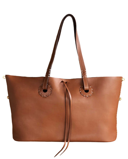 SANCHA EXTRA LARGE TOTE BAG in Sienna Napa leather Kendall Conrad   