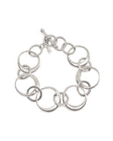 THIN ROUNDED RING CHAIN BRACELET new jewelry arrivals, Kendall Conrad Sterling Silver  