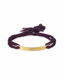 THIN BAR BRACELET jewelry, Kendall Conrad Aubergine Brass 