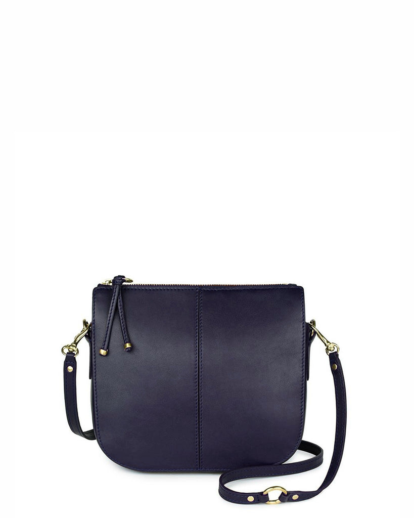 TRIANA CROSSBODY BAG in Navy Napa small crossbody bag Kendall Conrad   