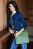 TRIANA MESSENGER BAG in Sienna Napa messenger bag Kendall Conrad   