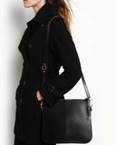 TRIANA MESSENGER BAG in Sienna Napa messenger bag Kendall Conrad   