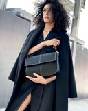 VIDA II SHOULDER + CROSSBODY BAG in Umber Suede shoulder/crossbody bag Kendall Conrad   
