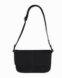 VIDA II SHOULDER + CROSSBODY BAG in Black Suede shoulder/crossbody bag Kendall Conrad   