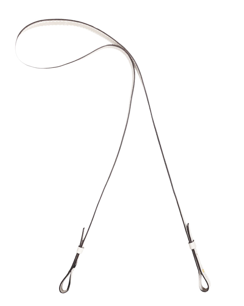 1/2" CROSSBODY STRAP in White Napa bag strap Kendall Conrad   
