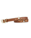 1" RING BELT in Sienna Napa leather belt Kendall Conrad   