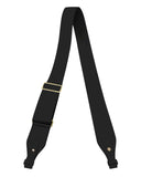ADJUSTABLE  2" CROSSBODY STRAP in Black Napa leather strap Kendall Conrad   